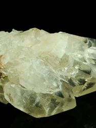 Topaz, křišťál, albit